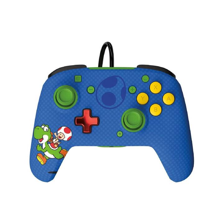 PDP Rematch Super Mario Toad & Yoshi Controller (Gelb, Blau, Grün)