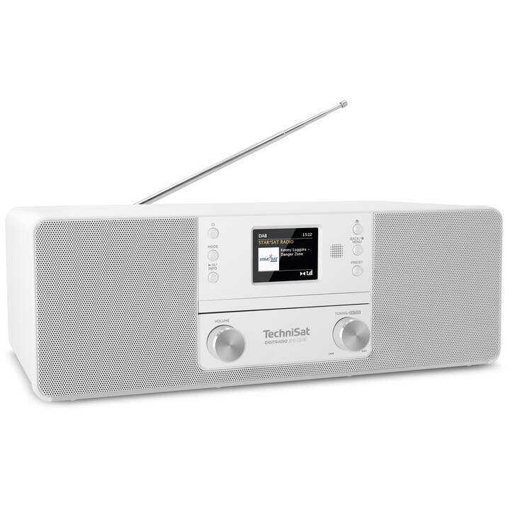 TECHNISAT DigitRadio 370 CD IR Radio internet (Bianco)