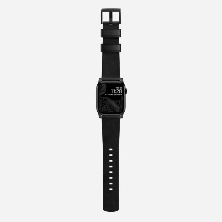 NOMAD GOODS Armband (Apple Watch 45 mm / 42 mm / 44 mm, Schwarz)
