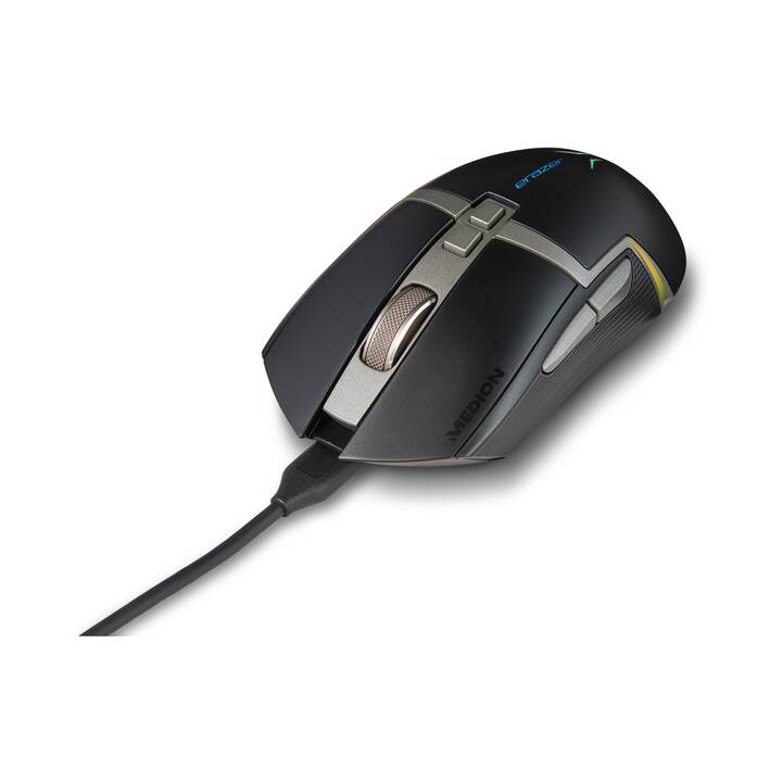 MEDION Erazer Supporter P13 Mouse (Cavo e senza fili, Gaming)