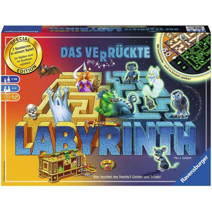 RAVENSBURGER Das verrückte Labyrinth Glow in the Dark (DE)