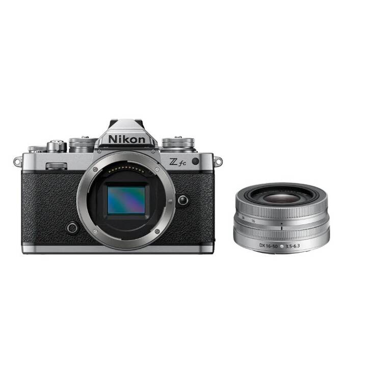 NIKON Z fc + Nikkor Z DX 16–50mm f/3.5-6.3 VR Silver Edition Kit (20.9 MP, APS-C / DX)