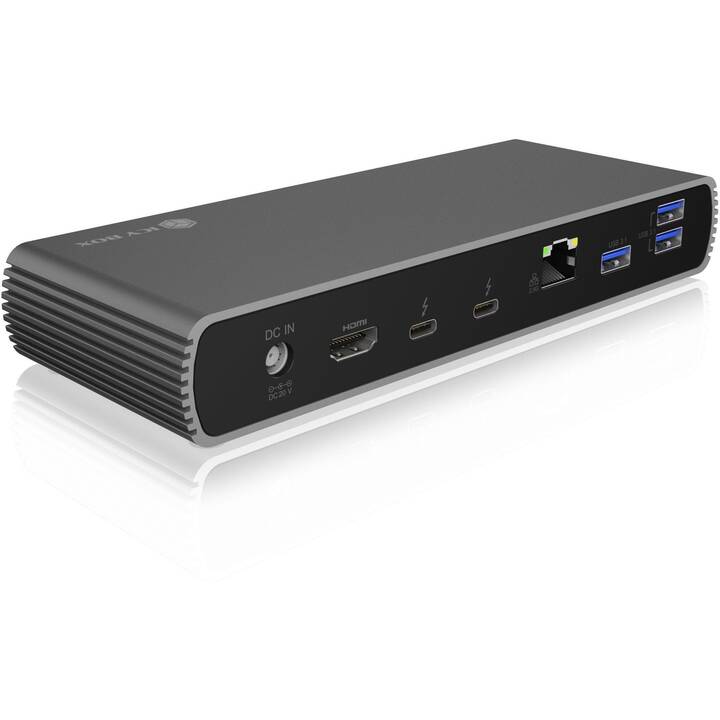 ICY BOX Stations d'accueil IB-DK8801-TB4 (HDMI, 4 x USB 3.1, 2 x Thunderbolt 4)