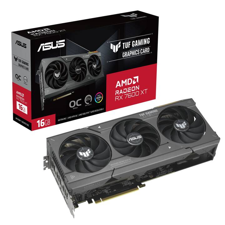 ASUS TUF-RX7600XT-O16G-GAMING AMD Radeon RX 7600 XT (16 GB)
