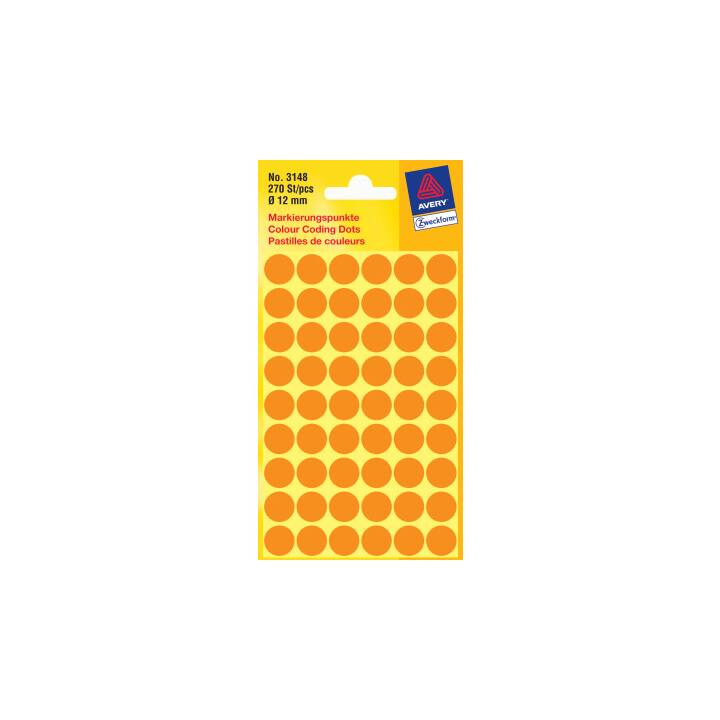 AVERY ZWECKFORM Sticker (Orange)