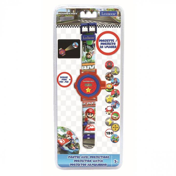 LEXIBOOK Smartwatch pour enfant Nintendo Mario Kart Projekt Watch (DE)