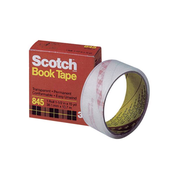 SCOTCH Nastro adesivo per libri (38 mm x 13.7 m, 1 pezzo)