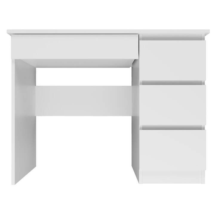 TOP E SHOP table d'ordinateur (Blanc, 98 cm x 51 cm x 76 cm)