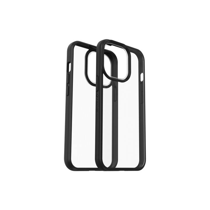 OTTERBOX Backcover React (iPhone 13 Pro, Transparent, Schwarz)