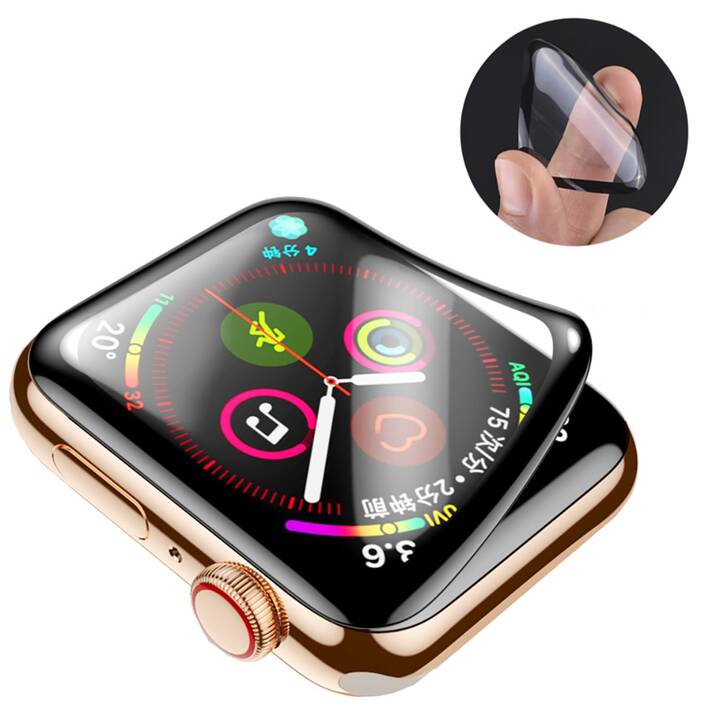 EG Pellicola protettiva morbida per schermo per Apple Watch Series123 38 mm  - set 2 pezzi nero - Interdiscount