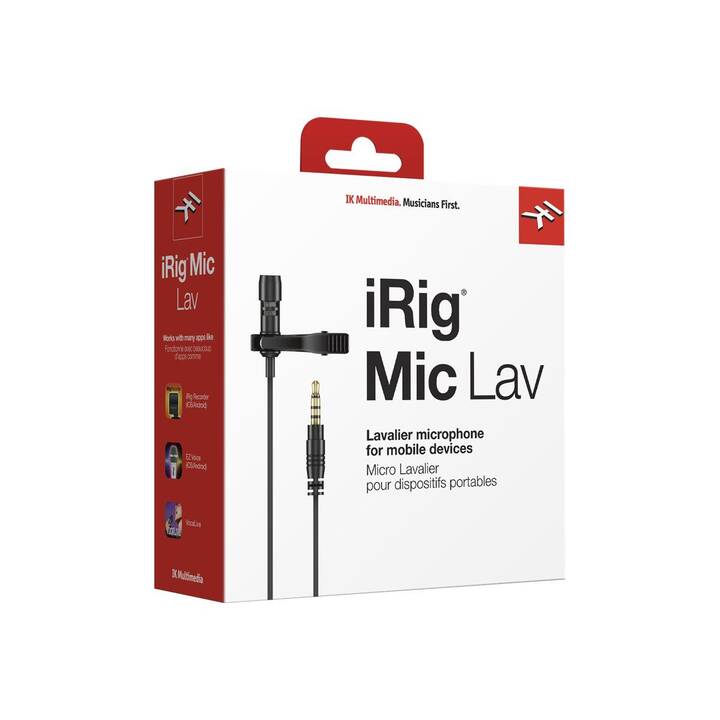 IK MULTIMEDIA iRig Mic Lav 2 Pack Mobilgerätemikrofon (Schwarz)