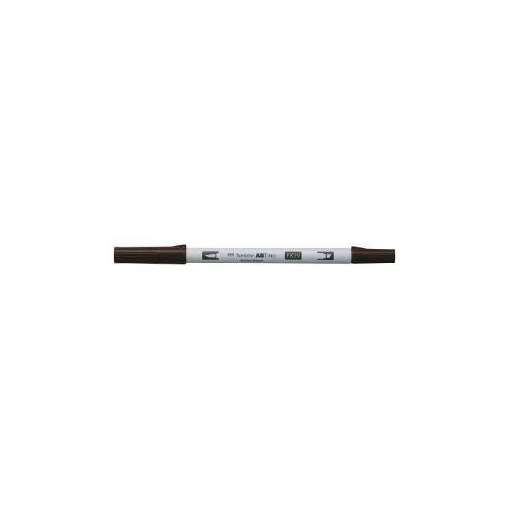 TOMBOW ABT PRO ABTP-839 Penna a fibra (Marrone scuro, 1 pezzo)