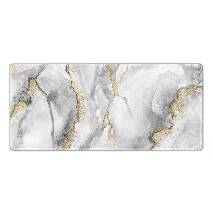 EG tapis de clavier (70x30cm) - gris - marbre