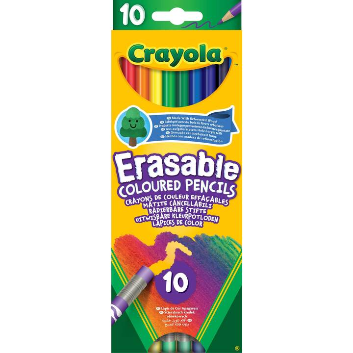 CRAYOLA Crayons de couleur (Multicolore, 10 pièce)