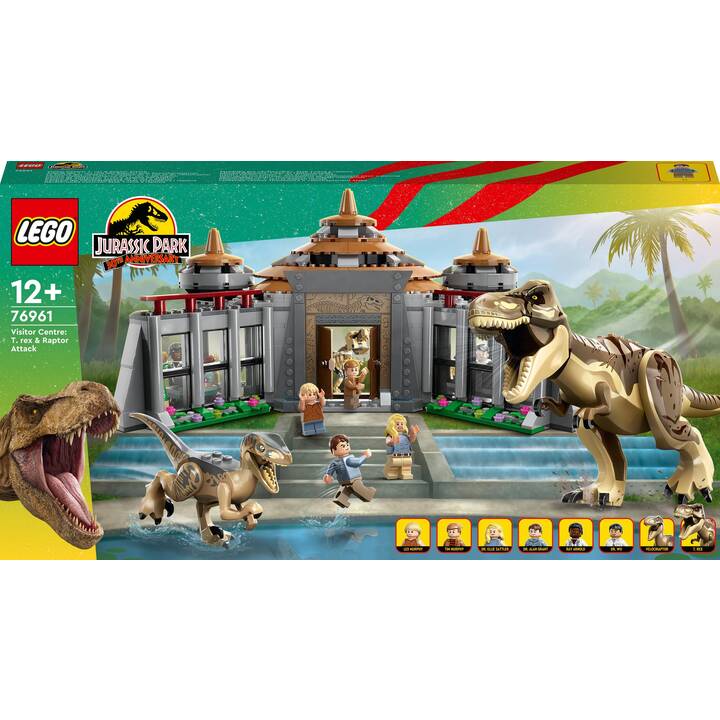 LEGO Jurassic World Le centre des visiteurs: l’attaque du T. rex et du vélociraptor (76961)