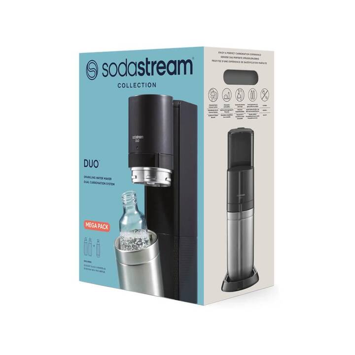 SODASTREAM Duo Megapack (60 l, Noir)