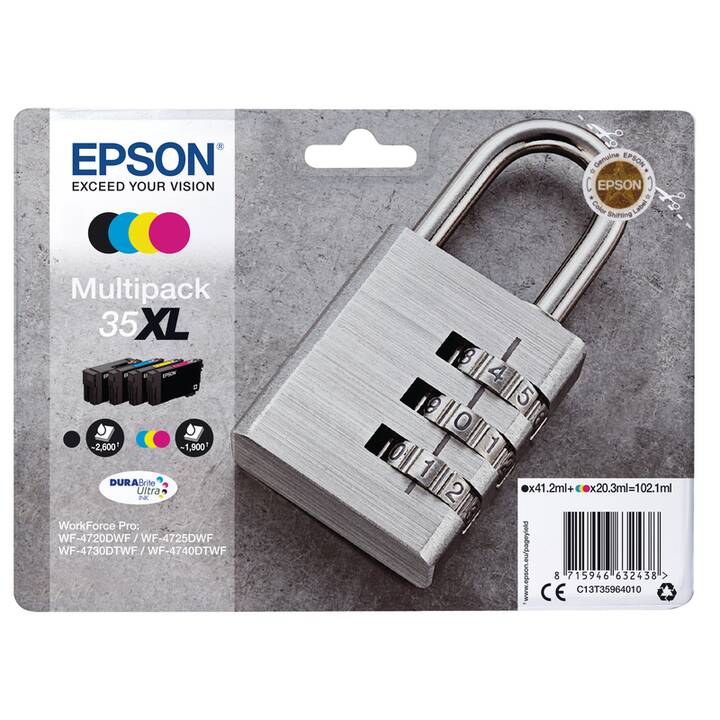EPSON T3596 (Gelb, Schwarz, Magenta, Cyan, Multipack)