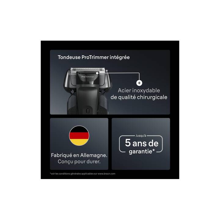 BRAUN Series 8 8663CC (Grau) - Interdiscount