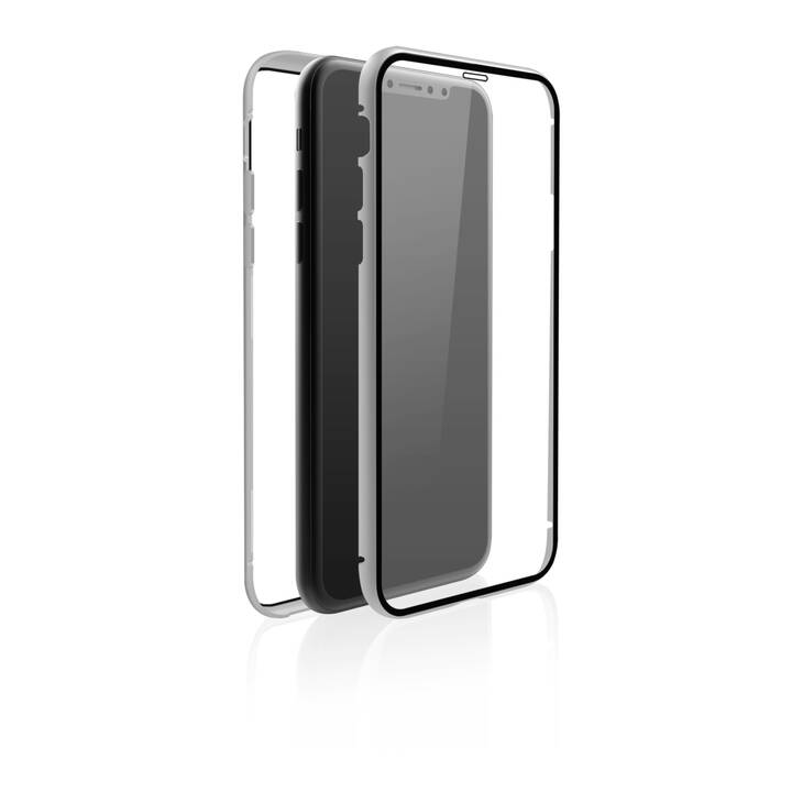 BLACK ROCK Backcover 360° Glass (iPhone 11, Transparent, Silber)