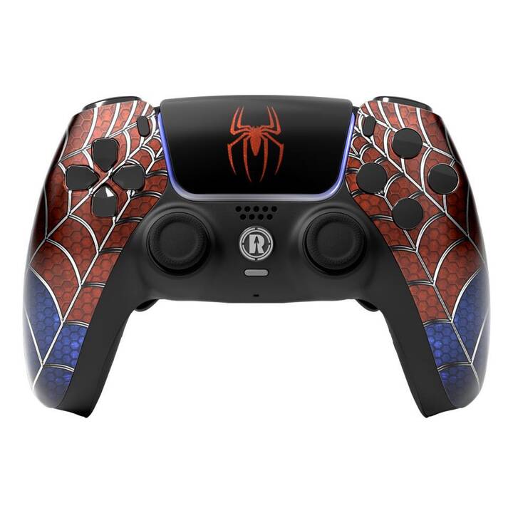 ROCKET GAMES Spiderman Edition Controller (Schwarz, Rot, Blau)