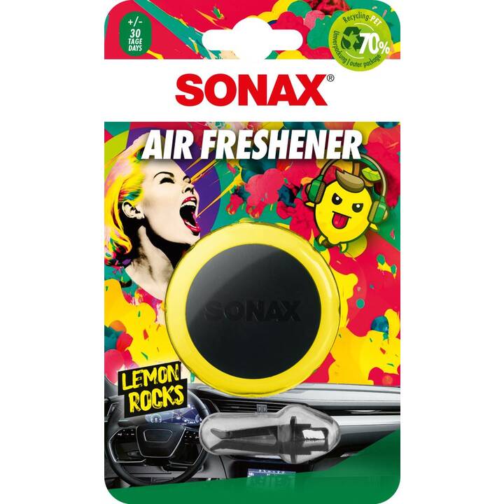 SONAX Désodorisants pour voiture Lemon Rocks (Limone)