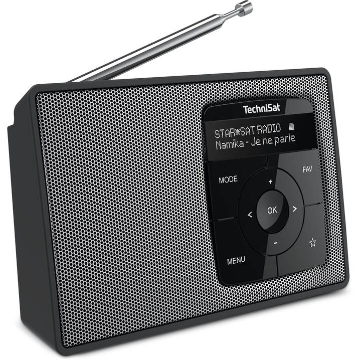 TECHNISAT Digitradio 2 Digitalradio (Silber, Schwarz)