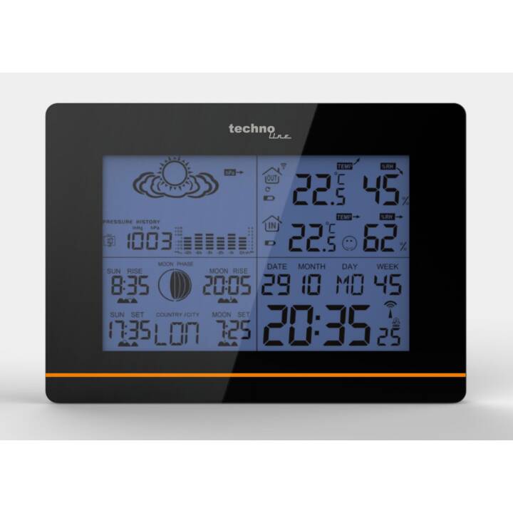 TECHNOLINE Stazione meteo con radio WS 6750