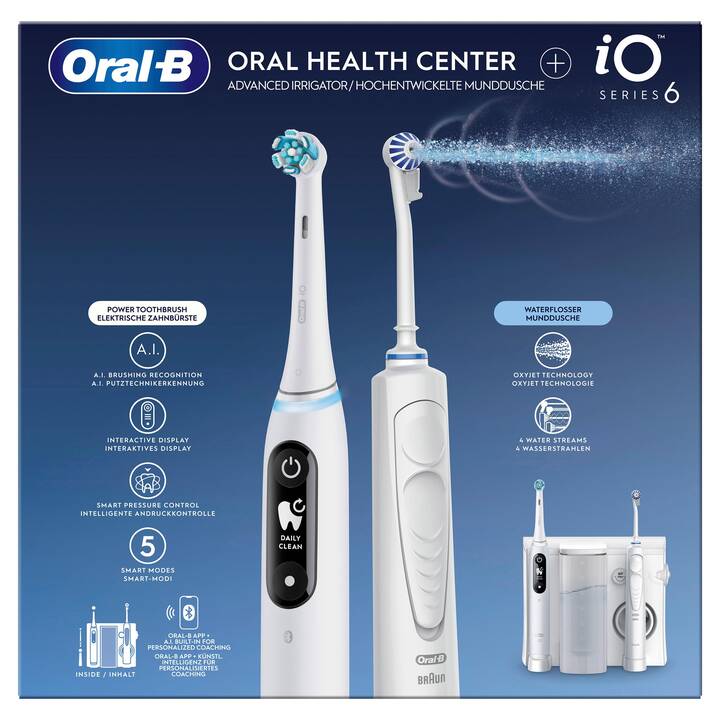 ORAL-B Hydropulseurs OxyJet + Oral-B iO6