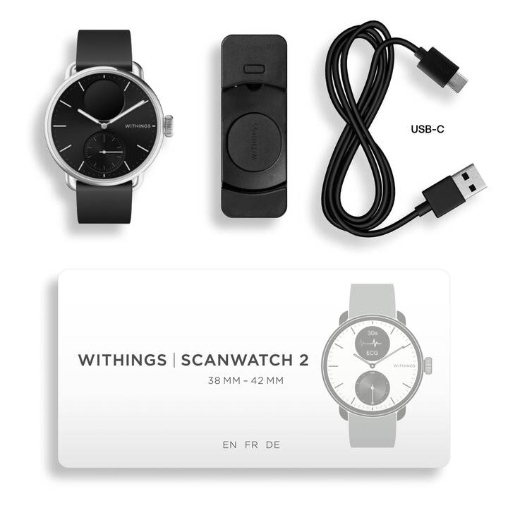 WITHINGS Scanwatch 2 (38mm, nero)