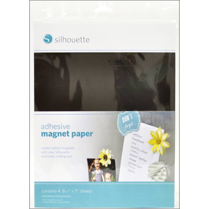 SILHOUETTE Papier magnétique (Noir, Blanc)