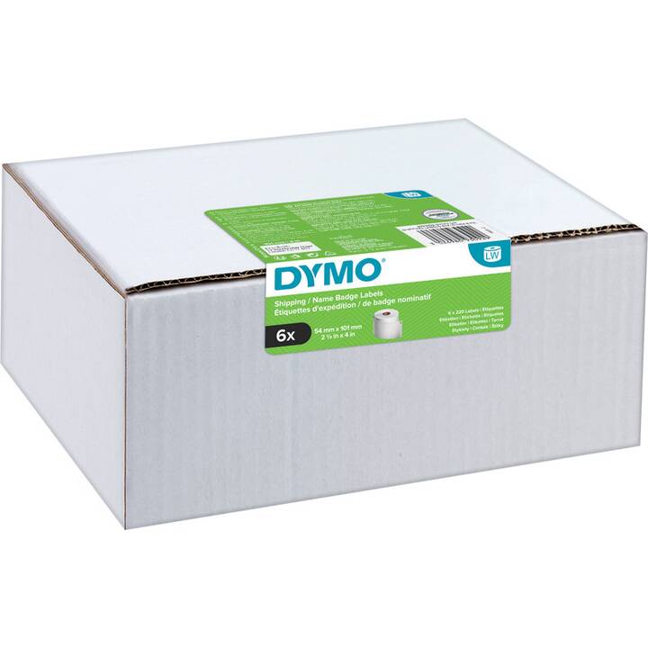 DYMO 54X101 Etikettenrolle (6 Stück)