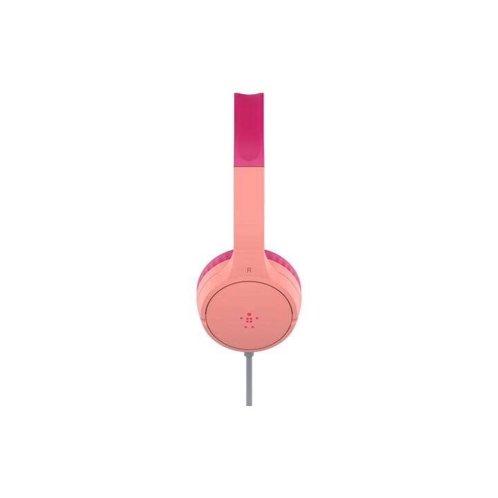 BELKIN SoundForm Mini Casque d'écoute pour enfants (On-Ear, Pink)