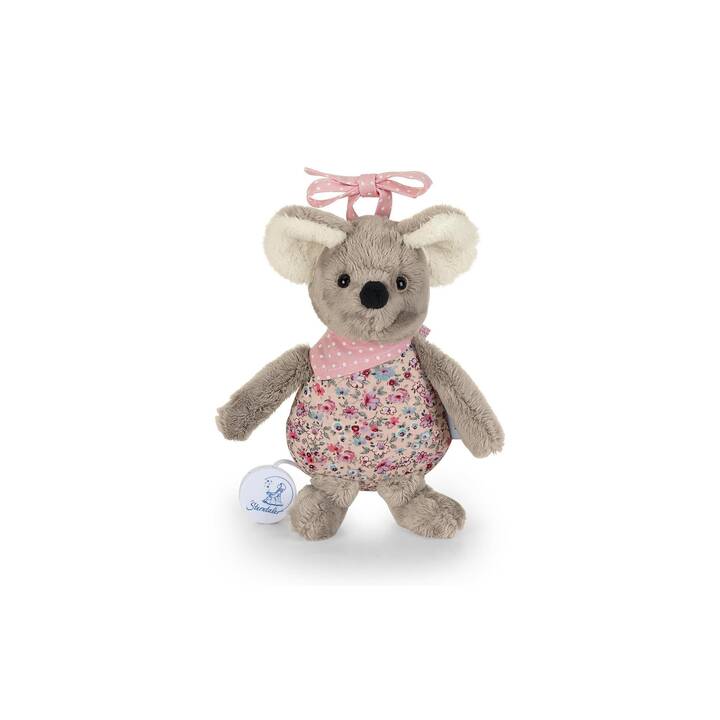 Sterntaler Jouet D’Éveil Spirale Souris Mabel Avec Hochet - Dès La Naissance - Rose/Multicolore