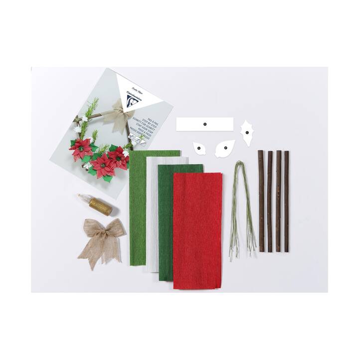 CLAIREFONTAINE Set di carta da costruzione Christmas (Multicolore, 25 pezzo)