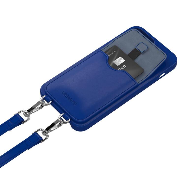 URBANY'S Backcover avec cordon PNP-AO-I15P (iPhone 15 Pro, Bleu)