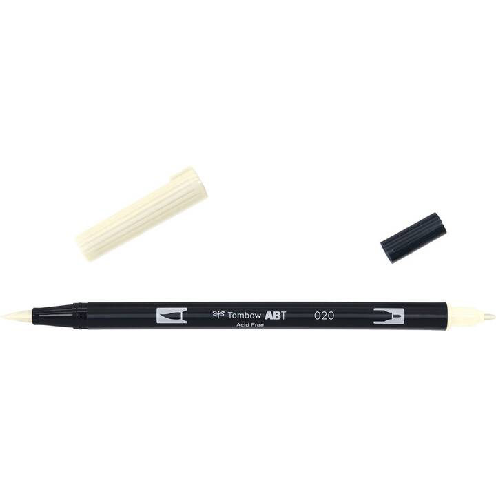 TOMBOW Dual Brush ABT 020 Crayon feutre (Beige, 1 pièce)
