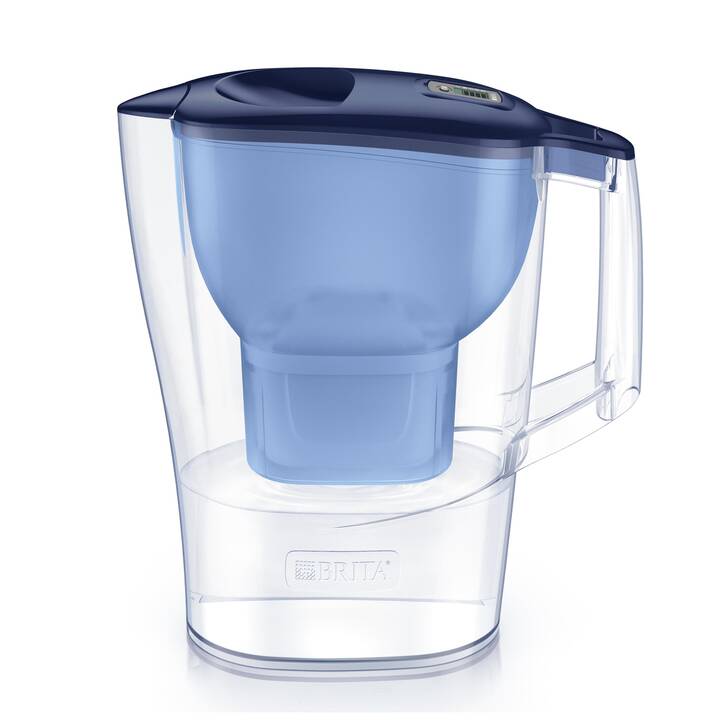 BRITA Tischwasserfilter Aluna Blue inkl. 1 MAXTRA PRO All-in-1 Kartusche (1.4 l, Hellblau)