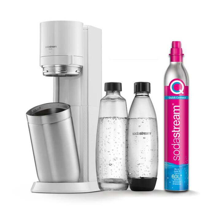 SODASTREAM Duo (60 l, Metallic, Weiss)