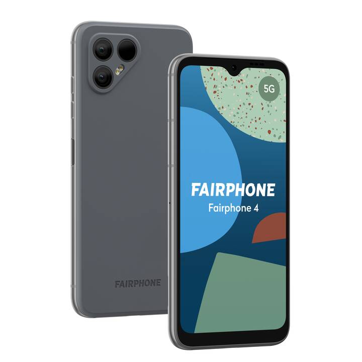FAIRPHONE 4 (5G, 128 GB, 6.3", 48 MP, Grau)