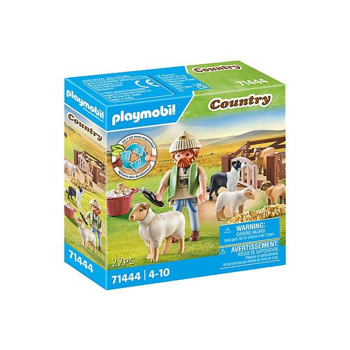 PLAYMOBIL Country Jeune berger avec moutons (71444)