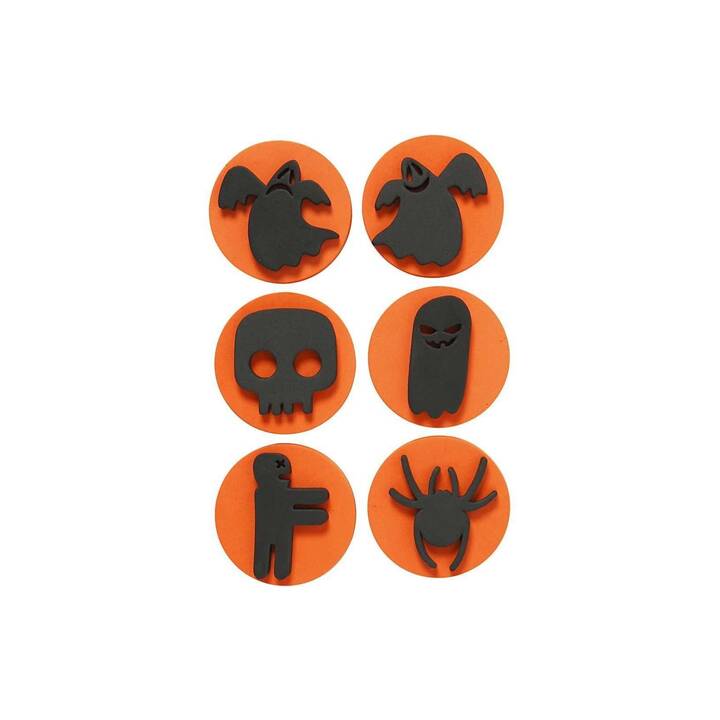 CREATIV COMPANY Moosgummi Halloween (Orange, Schwarz)