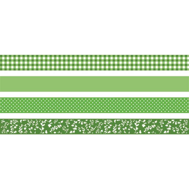 HEYDA Washi Tape Set (Verde, 5 m)