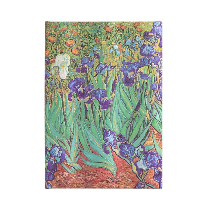 PAPERBLANKS Notizbuch Van Gogh's Irises (Midi, Blanko)