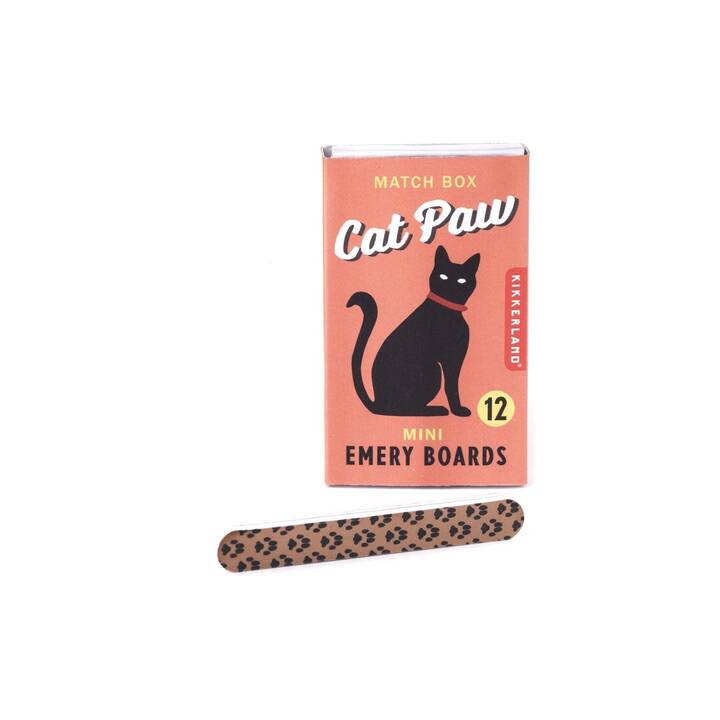 KIKKERLAND Nagelfeile Cat Paw Match Box
