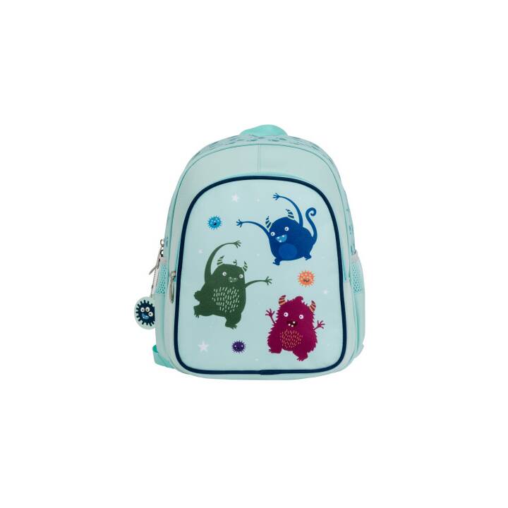 ALLC Sac à dos de jardin d'enfants Monster (13 l, Bleu clair)