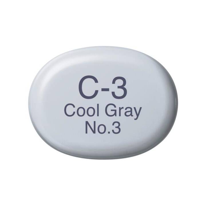 COPIC Marqueur de graphique Sketch C-3 Cool Gray No.3 (Gris, 1 pièce)
