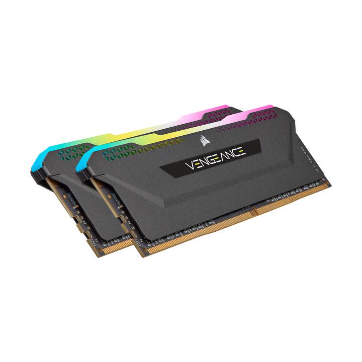 CORSAIR Vengeance RGB PRO CMH32GX4M2E3200C16 (2 x 16 Go, DDR4-SDRAM 3200 MHz, DIMM 288-Pin)