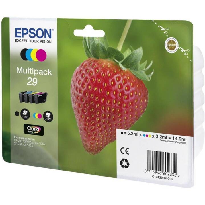 EPSON T29864012 (Jaune, Noir, Magenta, Cyan, Multipack)