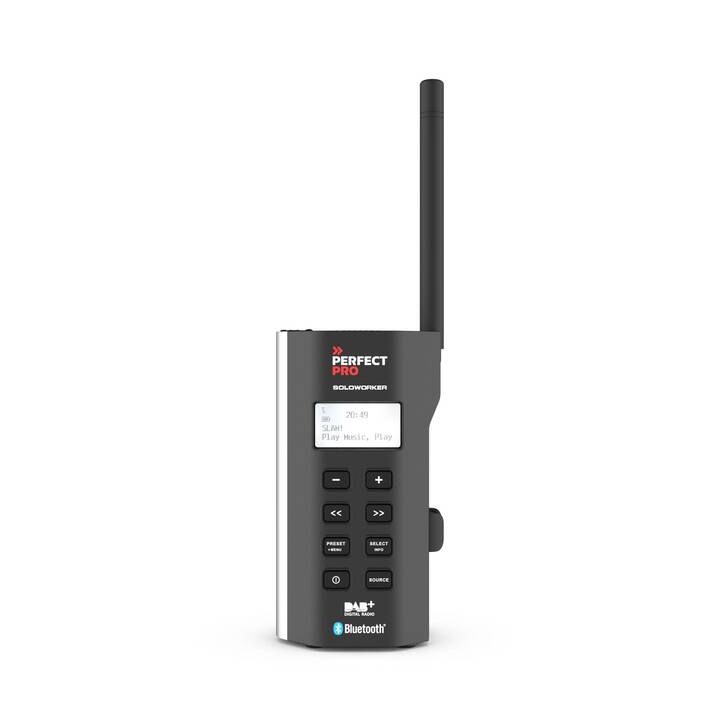 PERFECTPRO Soloworker Radios de chantier (Noir)