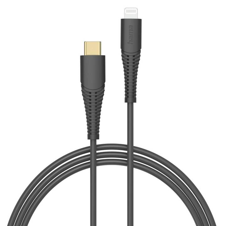 HAMA Câble (USB 2.0, Lightning, USB de type C, 1.5 m)